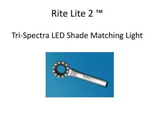 rite lite 2 tri spectra led shade matching light