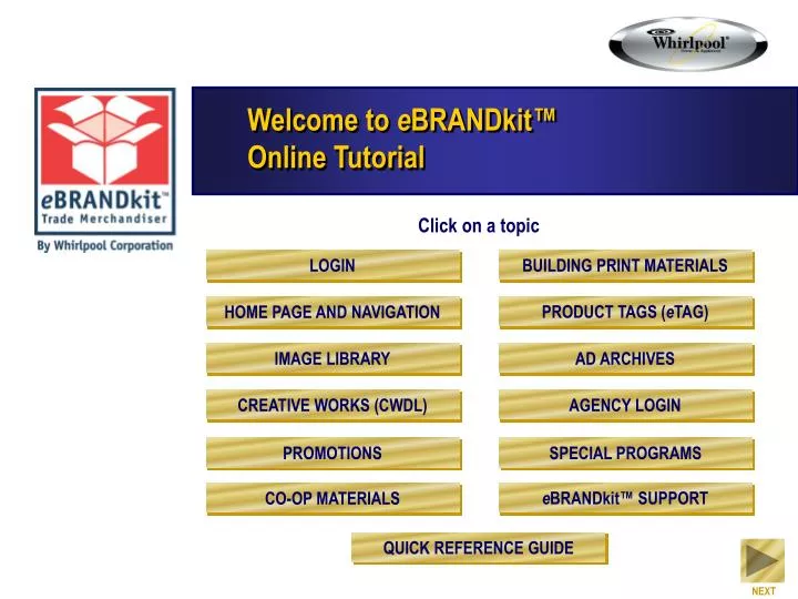 welcome to e brandkit online tutorial