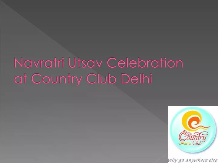 navratri utsav celebration at country club delhi