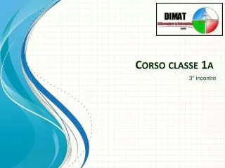 corso classe 1a