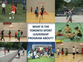 What is the Toronto Sport Leadership program about?