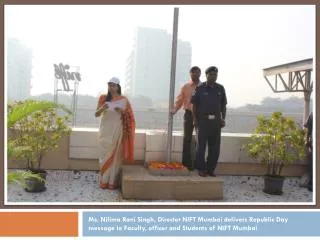 Tug of War between students and staff as part of Republic Day Celebrations at NIFT Mumbai