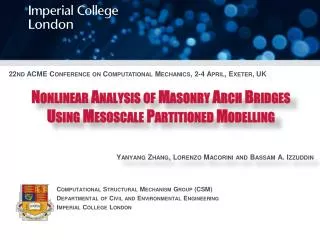 Nonlinear Analysis of Masonry Arch Bridges Using Mesoscale Partitioned Modelling