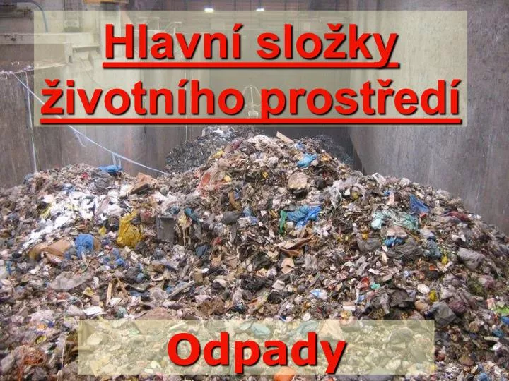 hlavn slo ky ivotn ho prost ed