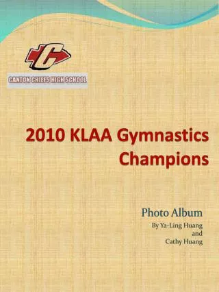 2010 KLAA Gymnastics Champions
