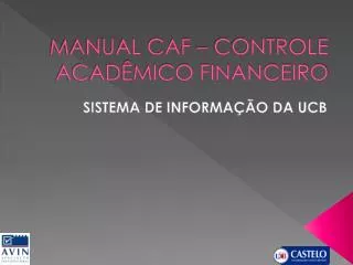 manual caf controle acad mico financeiro