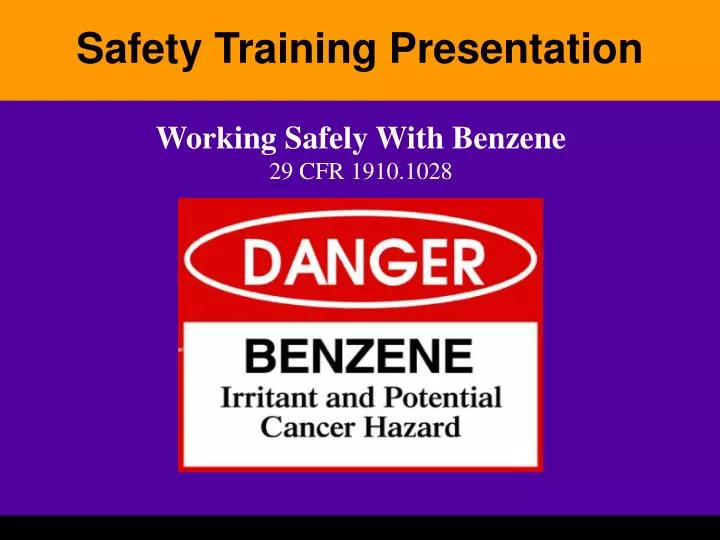 safety training presentation