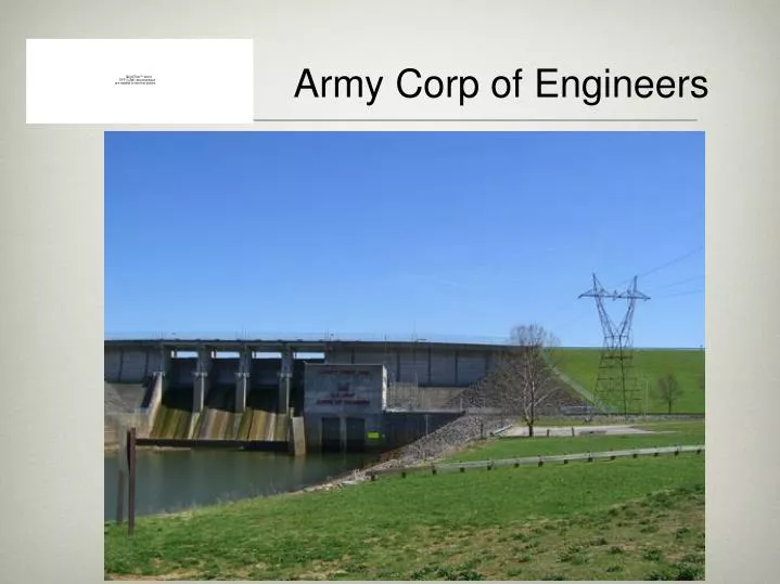 army corp of engineers