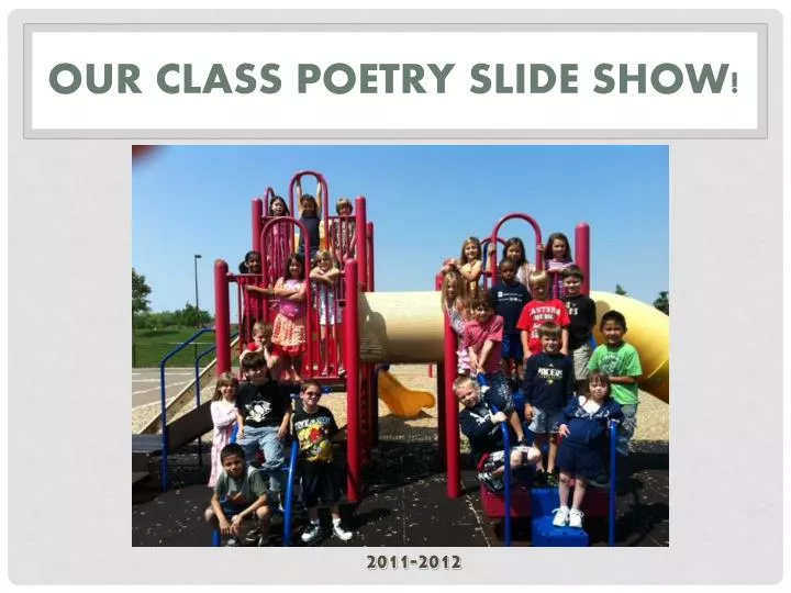 our class poetry slide show