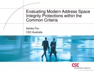 Evaluating Modern Address Space Integrity Protections within the Common Criteria