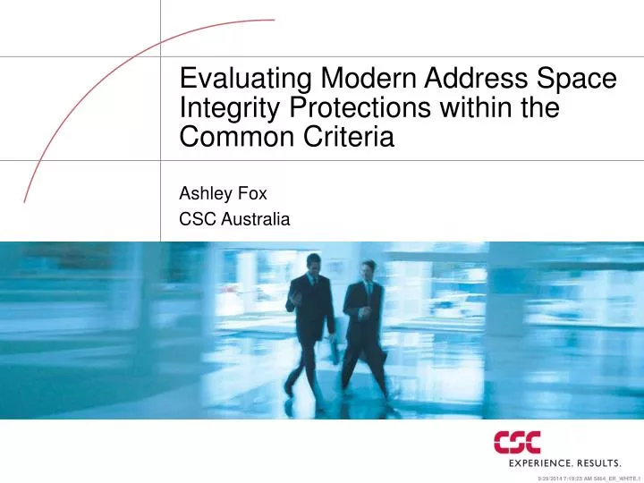 evaluating modern address space integrity protections within the common criteria