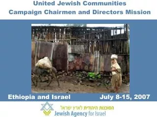 United Jewish Communities Campaign Chairmen and Directors Mission
