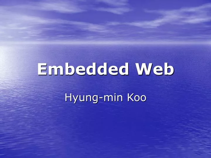 embedded web