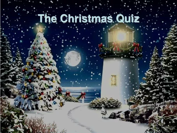 the christmas quiz