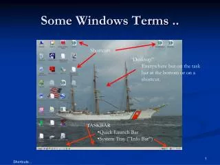 Some Windows Terms ..