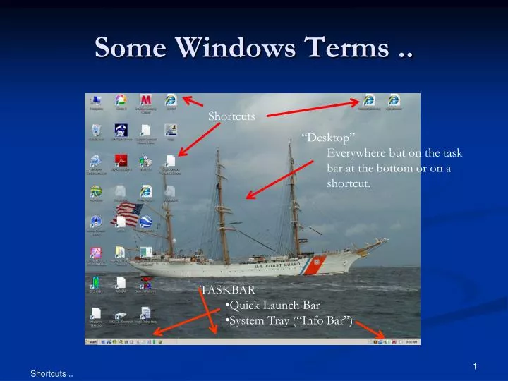 some windows terms
