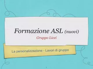 formazione asl nuovi