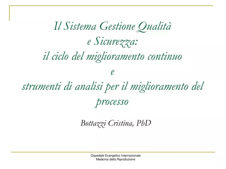 bottazzi cristina phd