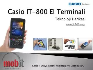 casio it 800 el terminali