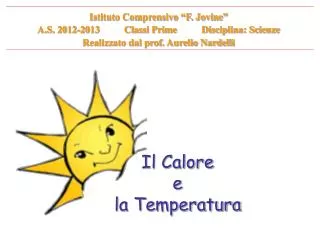 il calore e la temperatura