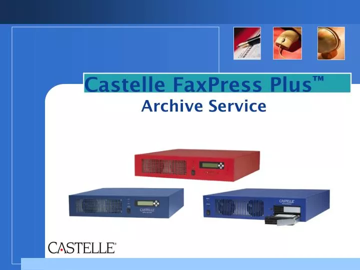 castelle faxpress plus archive service