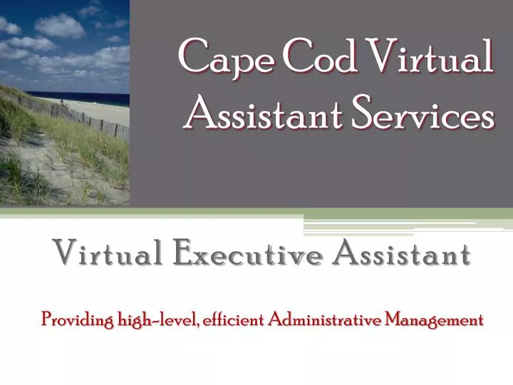 cape cod virtual assistant services