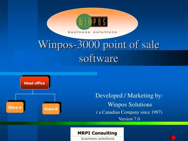 winpos 3000 point of sale software