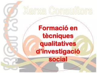 formaci en t cniques qualitatives d investigaci social