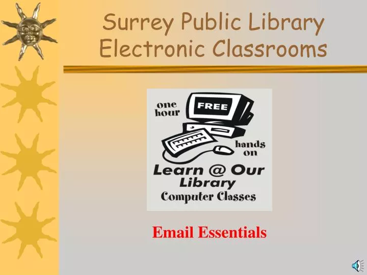 surrey public library electronic classrooms