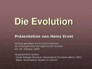 die evolution