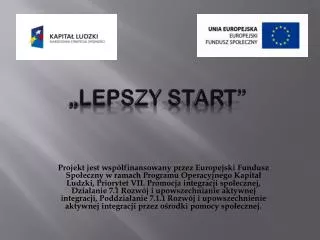 lepszy start