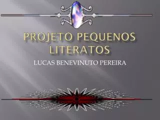projeto pequenos literatos