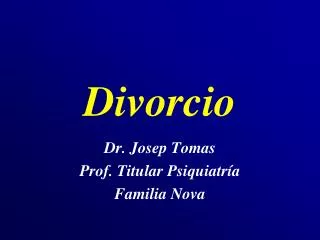 divorcio