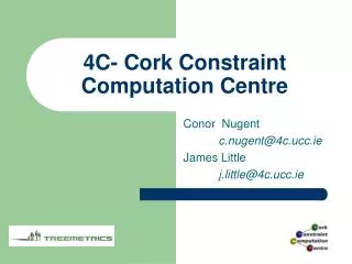 4C- Cork Constraint Computation Centre