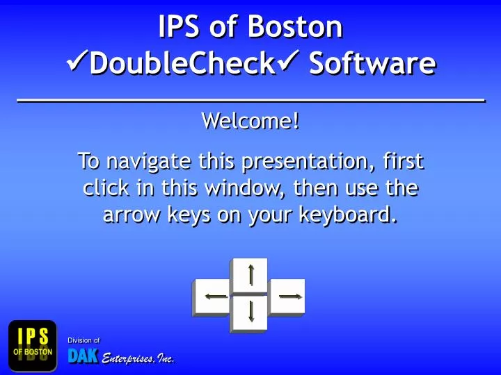 ips of boston doublecheck software