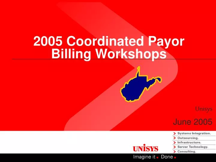 2005 coordinated payor billing workshops