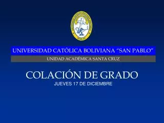 colaci n de grado