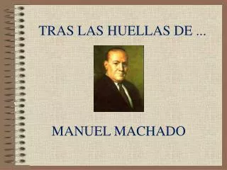 manuel machado