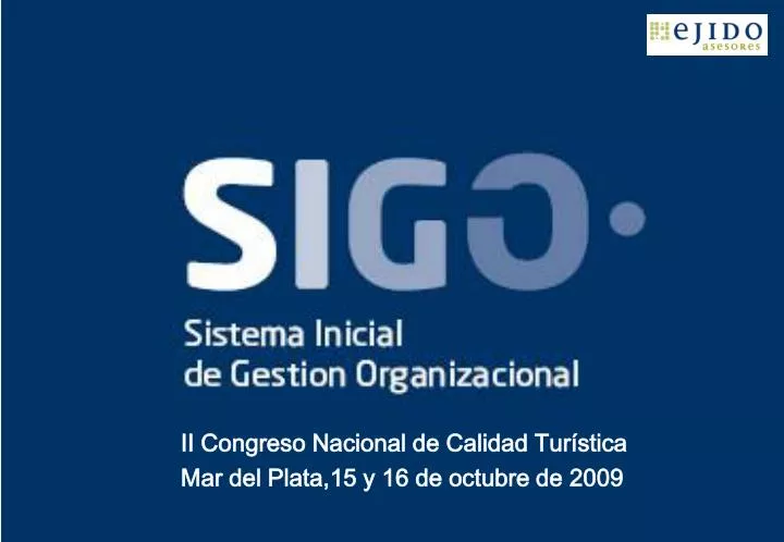 ii congreso nacional de calidad tur stica mar del plata 15 y 16 de octubre de 2009