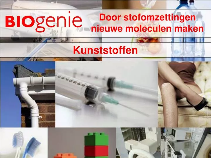 door stofomzettingen nieuwe moleculen maken