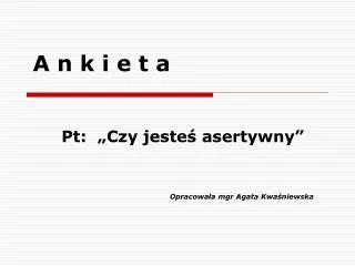 a n k i e t a