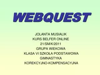 webquest