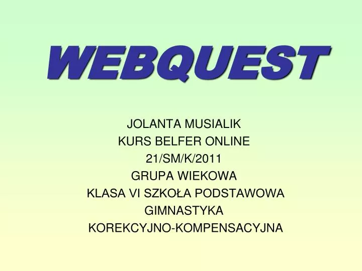 webquest