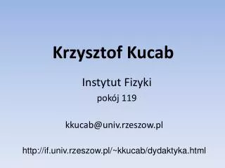 krzysztof kucab