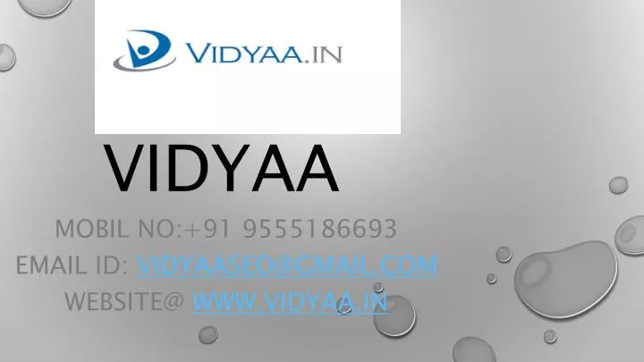 vidyaa
