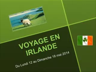 voyage en irlande