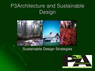 P3Architecture and Sustainable Design