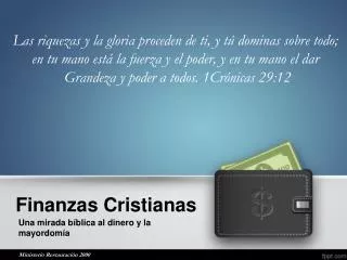 finanzas cristianas