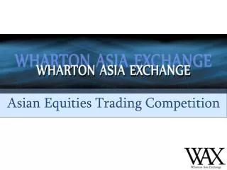 Wharton Asia Exchange