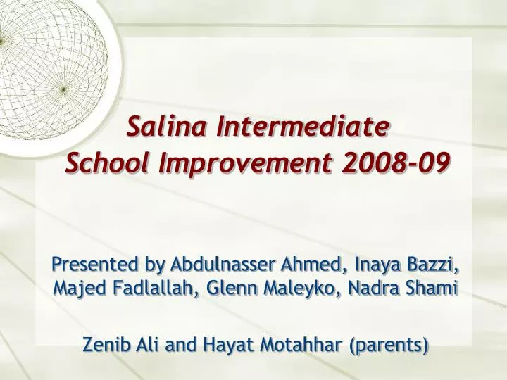 salina intermediate school improvement 2008 09